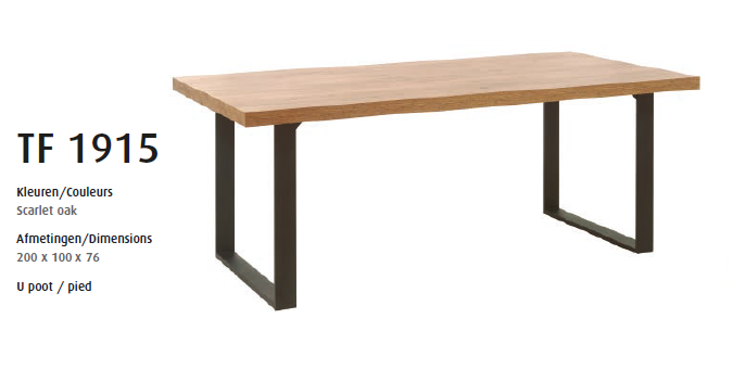 TABLE  » TF 1915 « 
