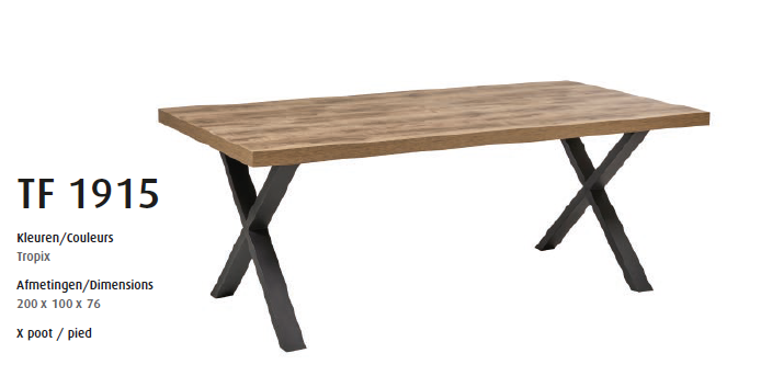 TABLE  » TF 1915 « 